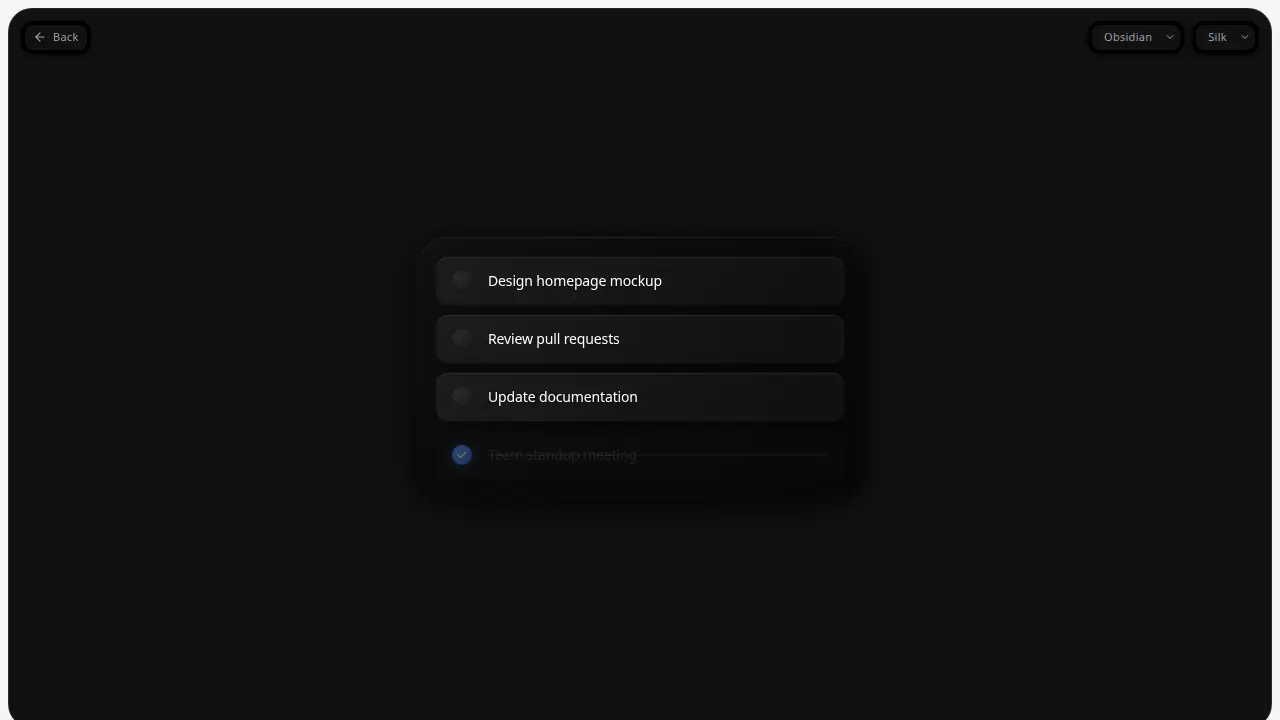 Animated Task List