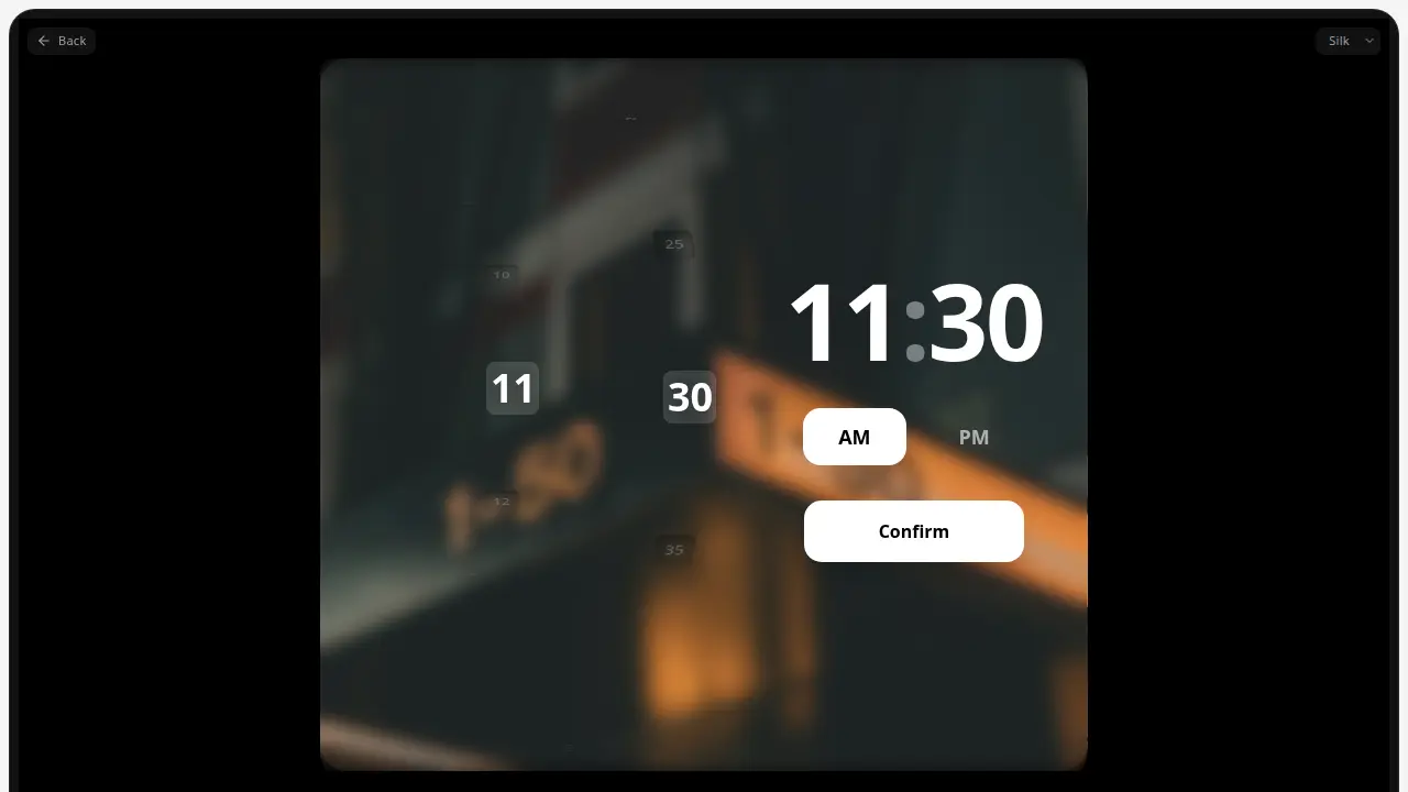 Clock Modal