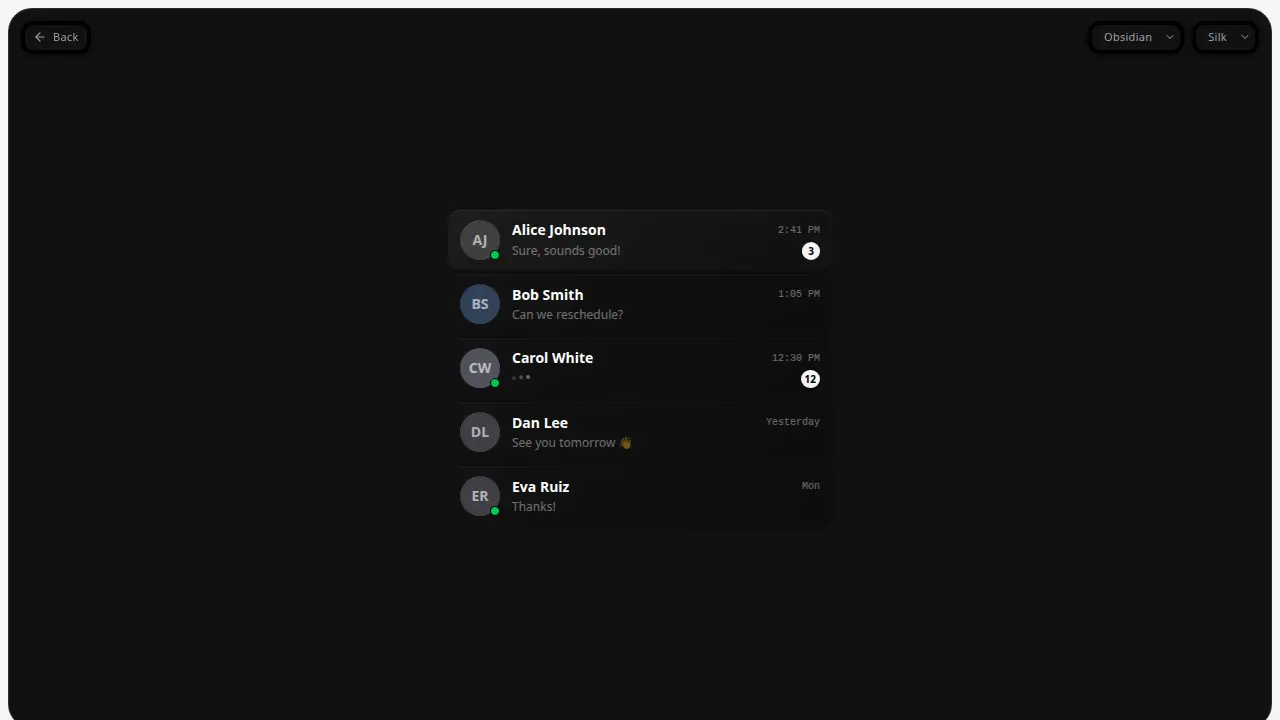 Conversation List Item