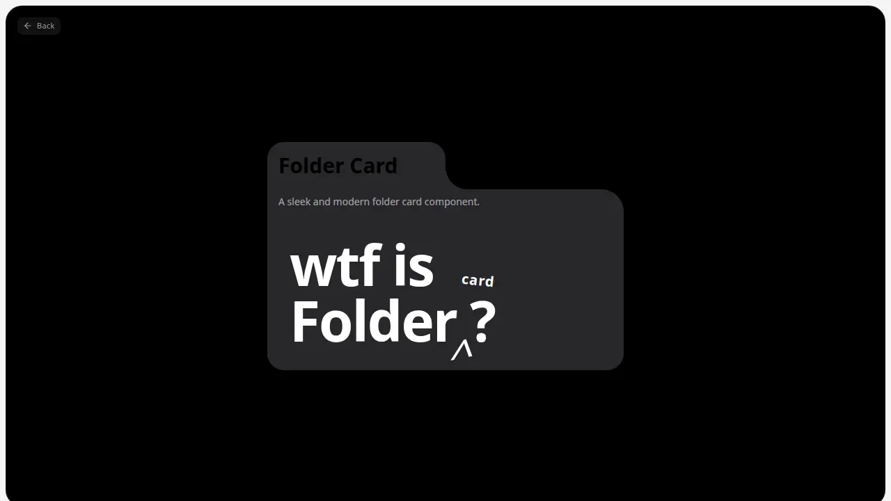 Folder Card